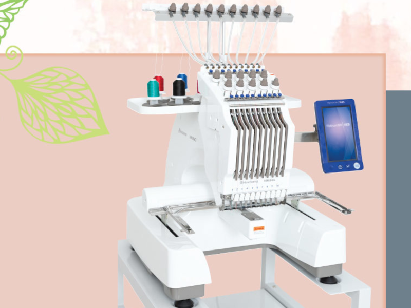 HUSQVARNA® VIKING® PLATINUM™ MN1000 10-Needle Embroidery Machine