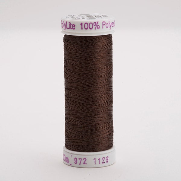 SULKY PolyLite Solid Colour 60wt Thread 402m Brown Hamilton Sewing