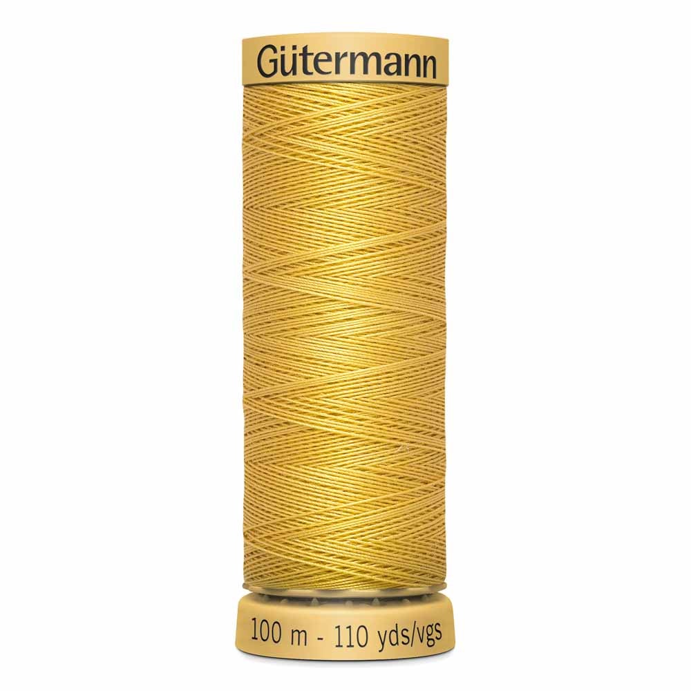 GÜTERMANN Cotton 50wt Thread 100m - Dark Yellow | Hamilton Sewing