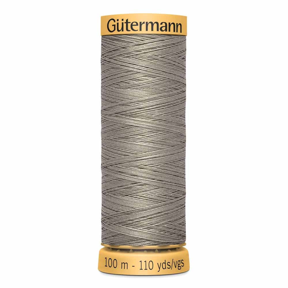 GÜTERMANN Cotton 50wt Thread 100m Khaki Hamilton Sewing