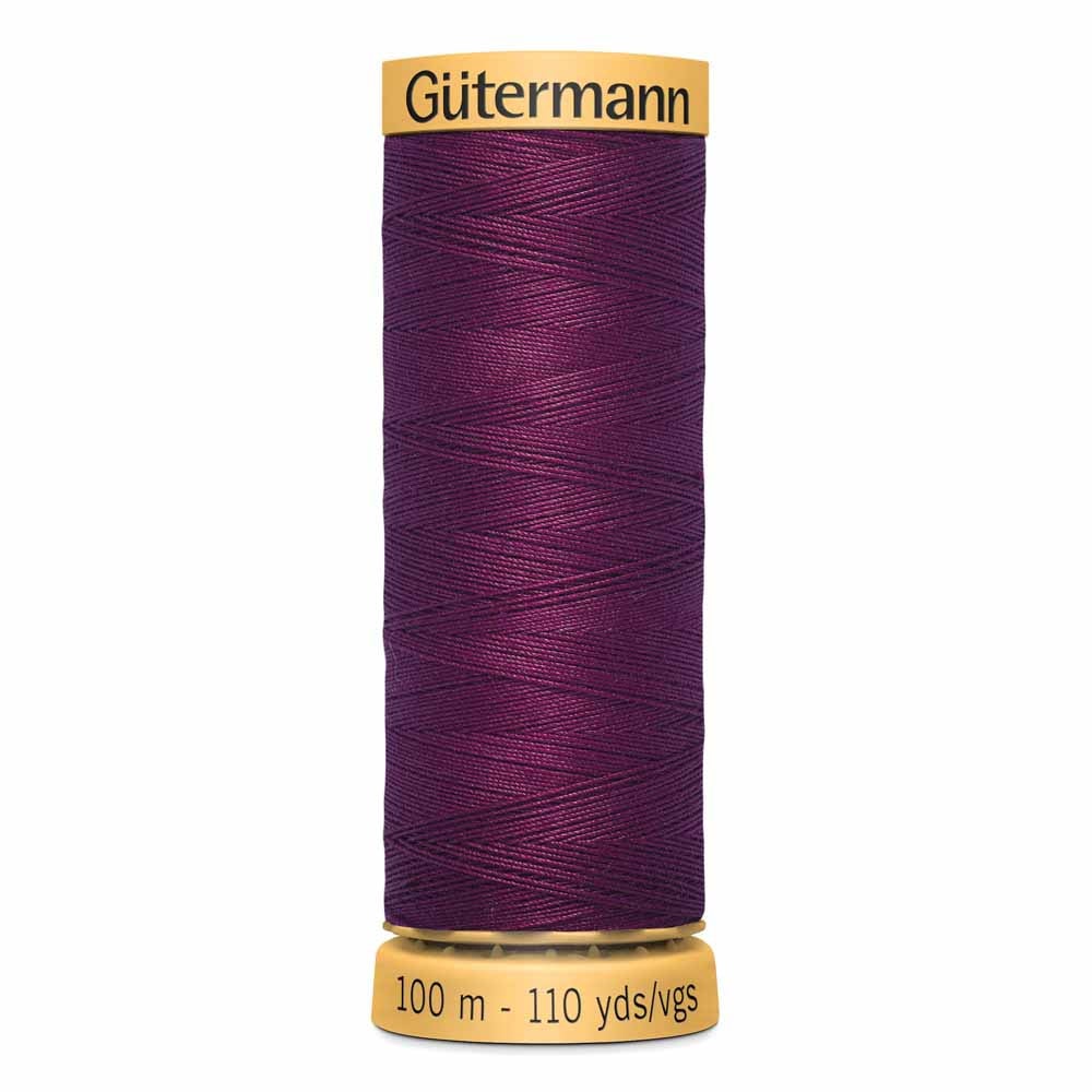 GÜTERMANN Cotton 50wt Thread 100m Wine Hamilton Sewing